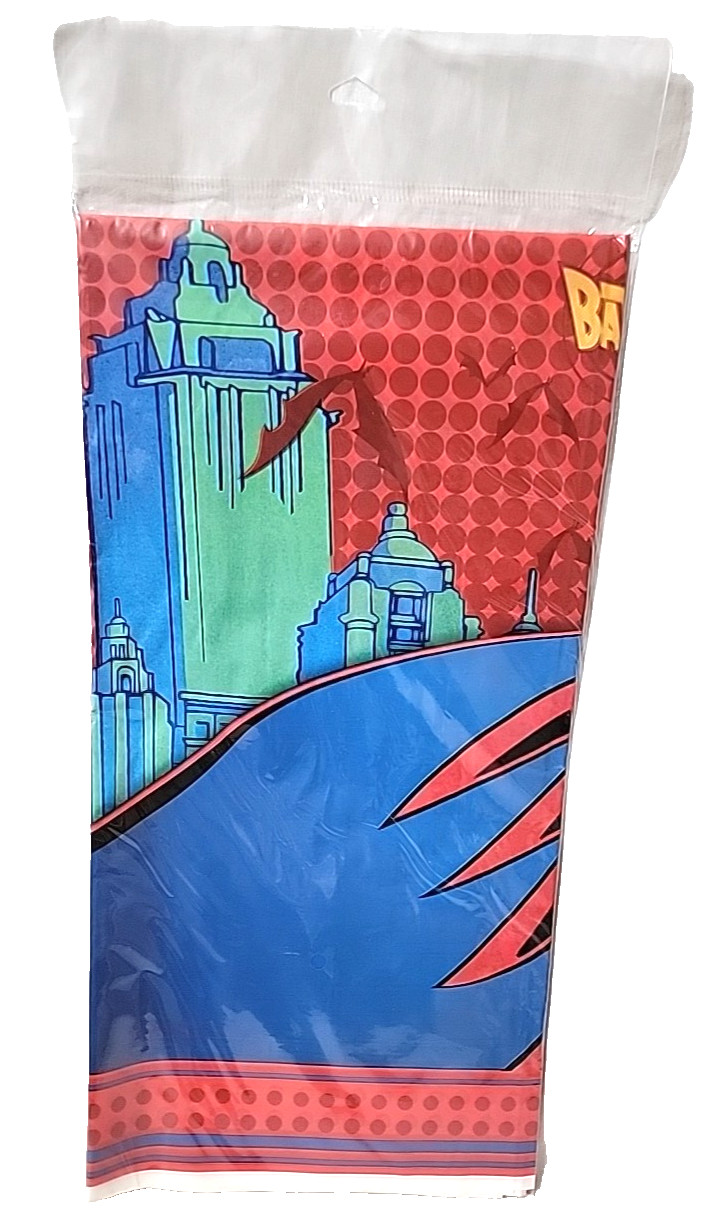 NEW IN PACKAGE BATMAN & ROBIN TABLECOVER PARTY SUPPLIES