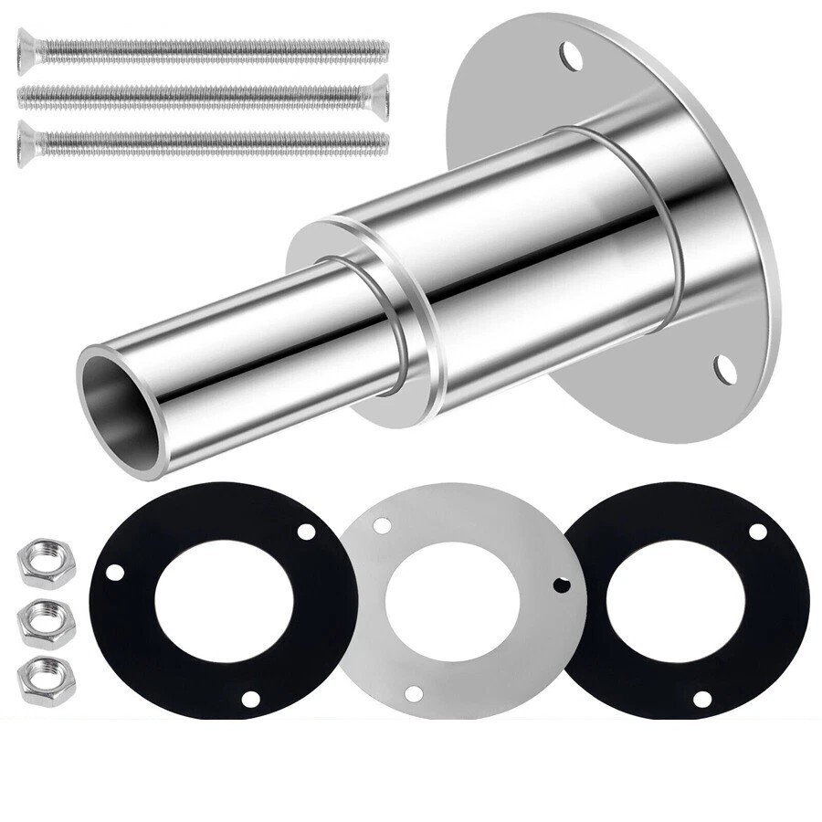 For Diesel Heaters 316 Stainless Steel Thru Hull Exhaust Fittings 24mm Pipe Tube