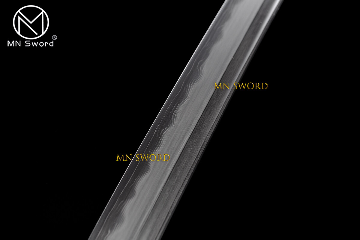 Hand Polished Japanese Samurai Katana Sword Honsanmai Clay Tempered Bare Blade