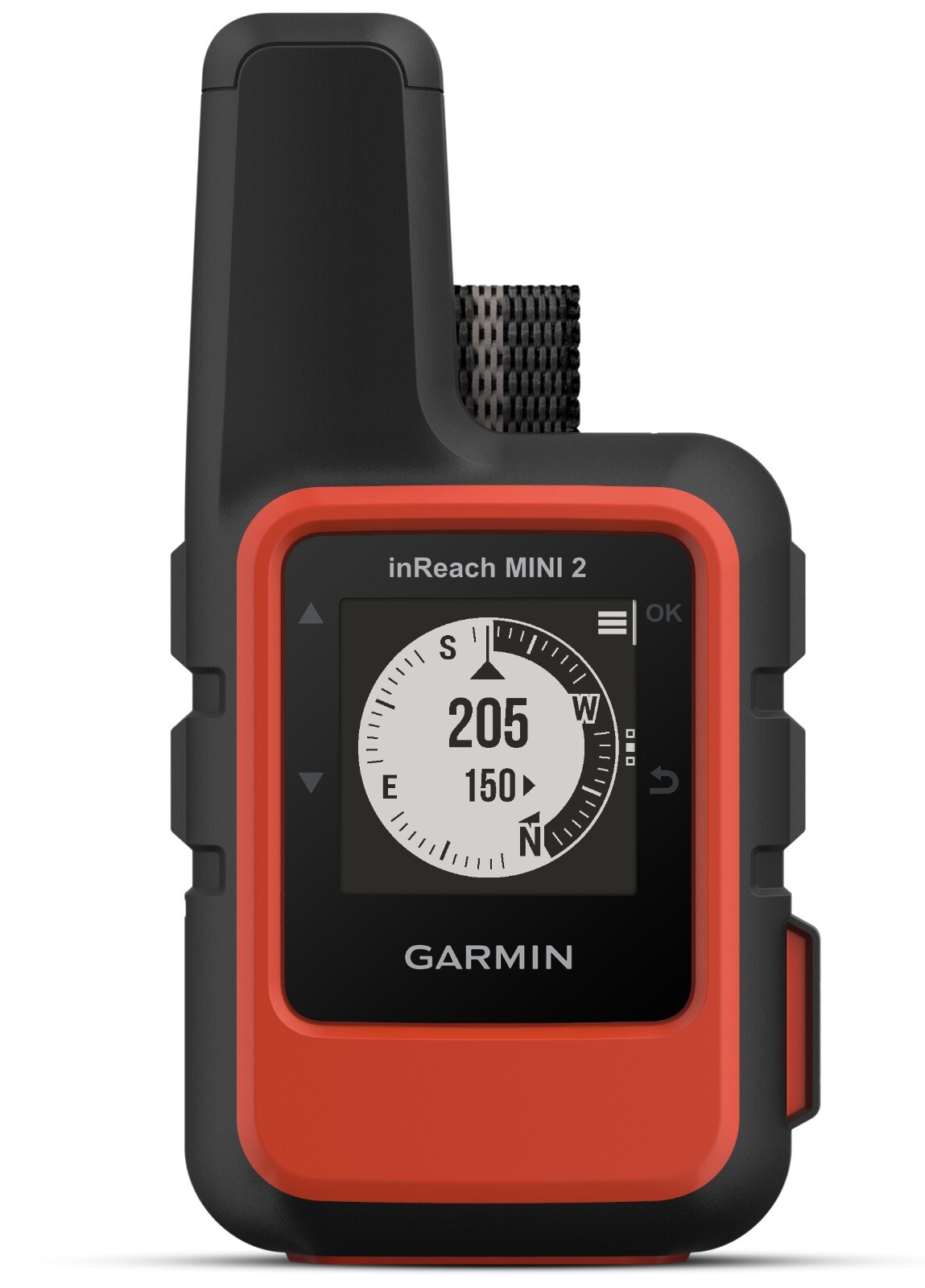 Garmin inReach Mini 2 Compact GPS Satellite Communicator 010-02602-00, Flame Red