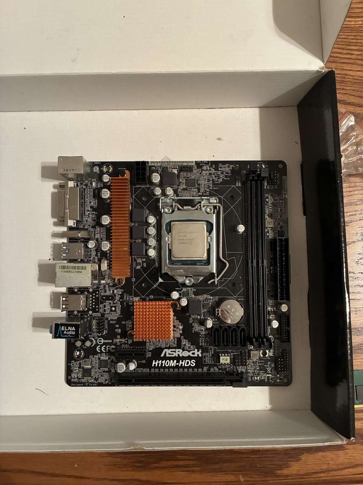 ASRock H110M-HDS Motherboard with Intel i3-6100