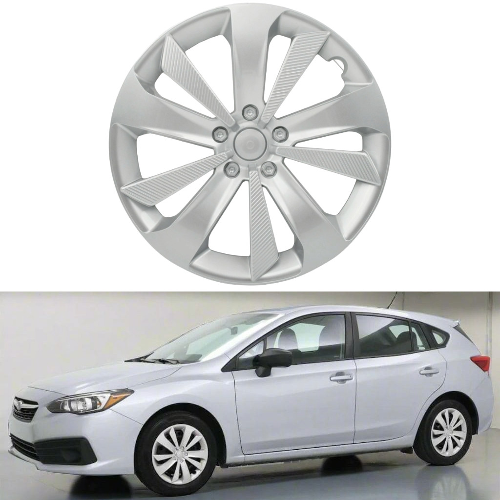 16"in  Silver Hub Cap Wheel Cover Hubcap 28811FL010 Fit 2017-2023 Subaru Impreza