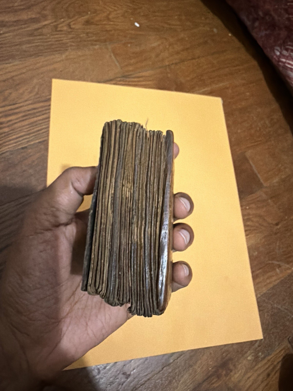 Antique Mini Ethiopian Bible – Ge’ez Script on Vellum Hand-written