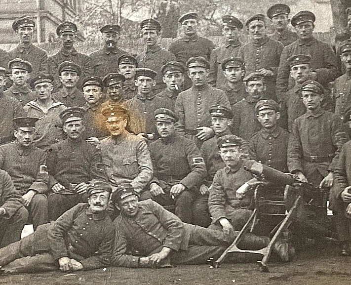POST WWI GERMAN FREIKORPS MACHINE GUN PLATOON 1919 PHOTO POSTCARD RPPC