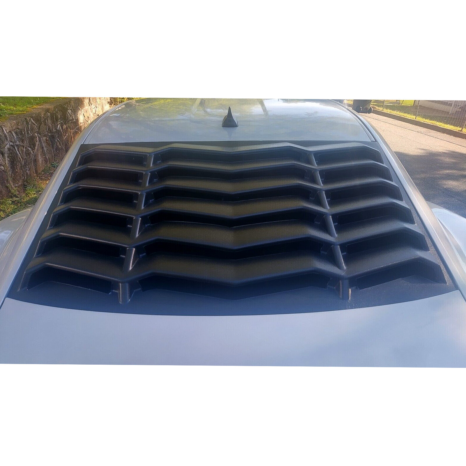 HECASA Rear&Side Window Louvers Cover For 10-15 2011 2012 2013 2014 Chevy Camaro