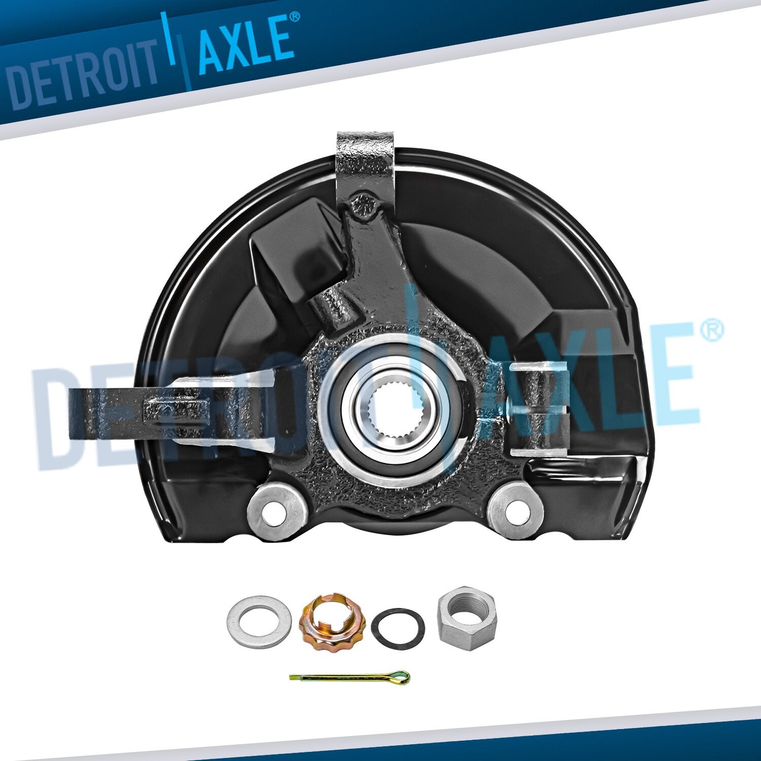 Front Left Steering Knuckle+Wheel Hub Bearing for 2007-2017 Jeep Patriot Compass