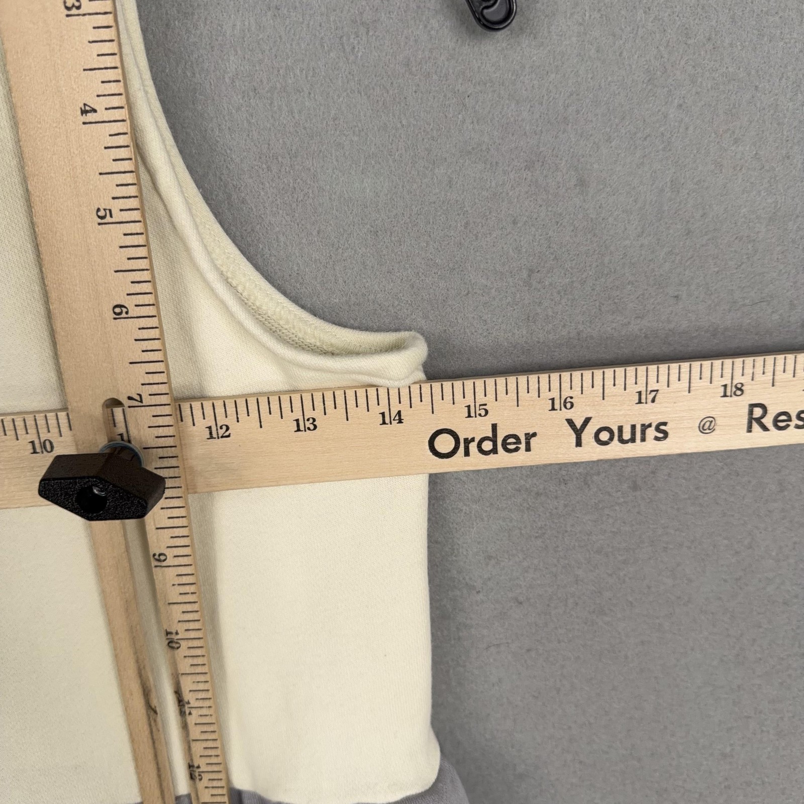 Nike Dress Girls Medium Cream Gray Black Colorblock Sleeveless Just Do It