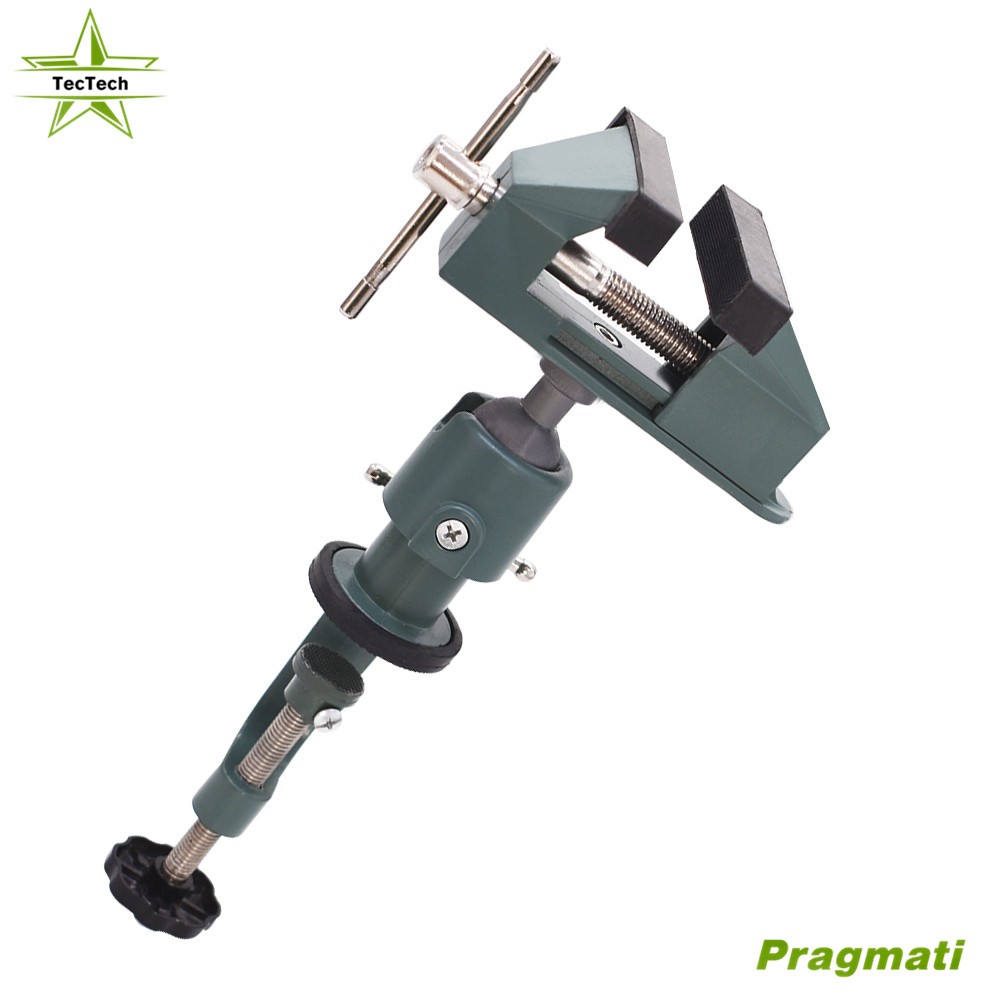 Universal Table Vise For Holding Small Parts 3" Aluminum Swivel 360° Rotating