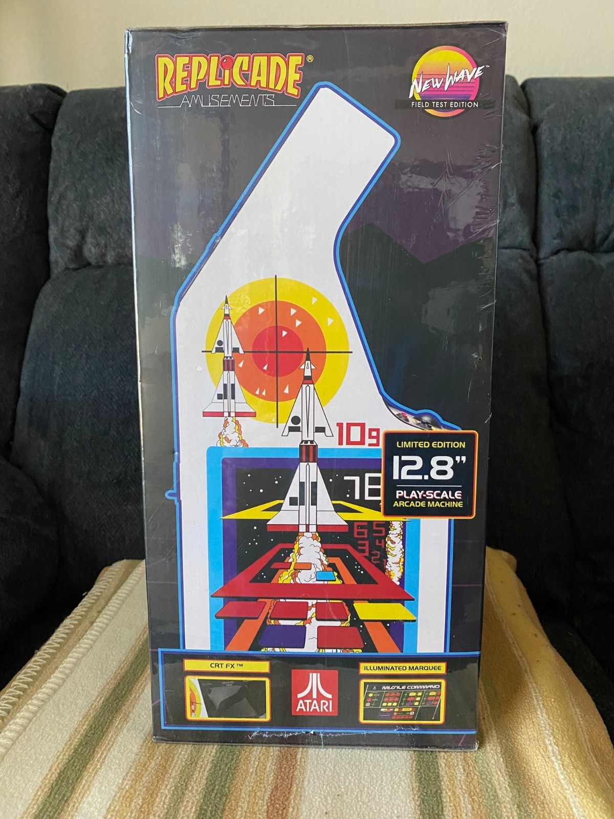 NEW WAVE TOYS MISSLE COMMAND REPLICADE FIELD-TEST EDITION Atari Arcade 1/6 Scale