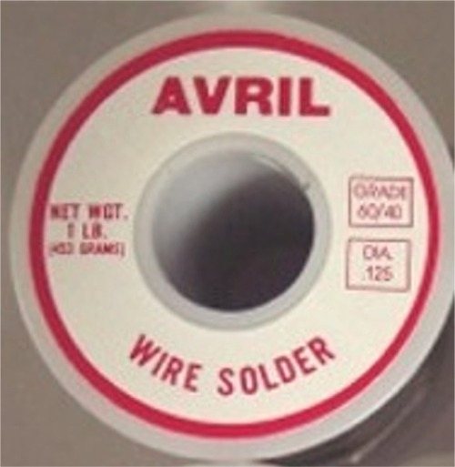 1 Lb 60/40 Avril Premium Stained Glass Solder - Made in USA! Best Quality
