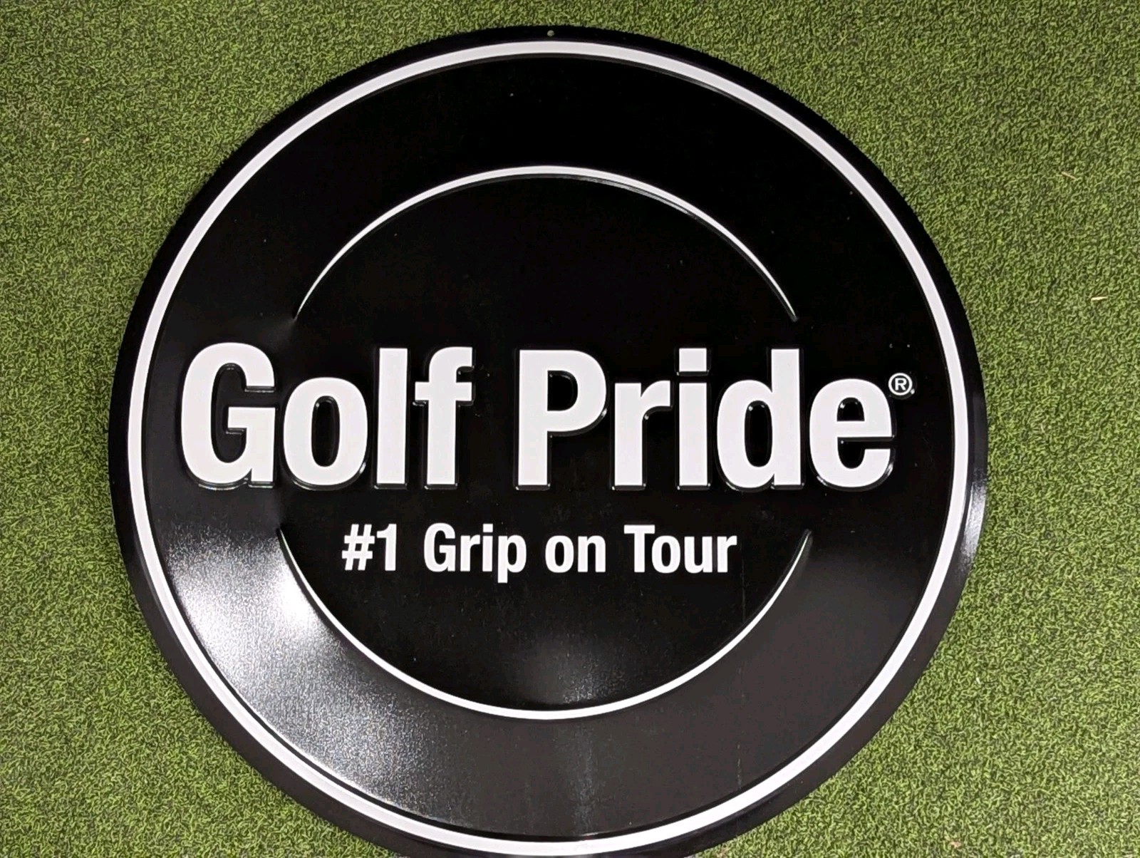 Golf Pride Metal Store Display Sign - Brand New!!