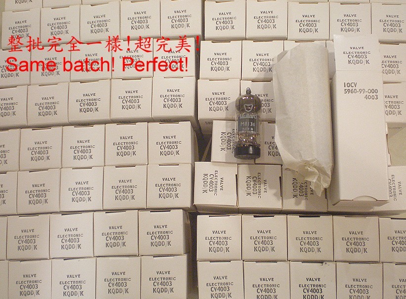 Mullard ECC802S=M8136=12AU7WA=CV4003 ECC82, small shield,box plate,UK made!TUBE