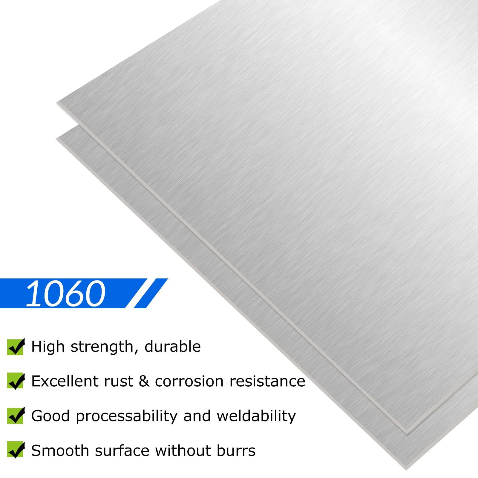 Aluminium Sheet Plate 0.3mm – 6mm thickness multiple sizes grade 6082T6 1060
