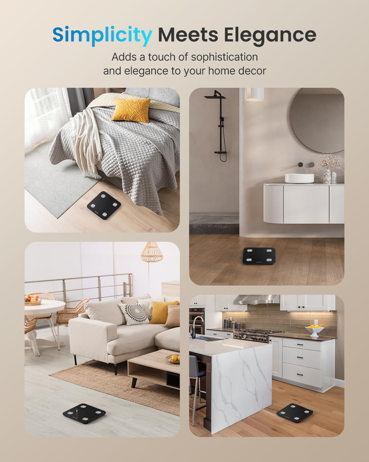 RENPHO Digital Body Weight Scale Highly Accurate Scale for Weight LED Display