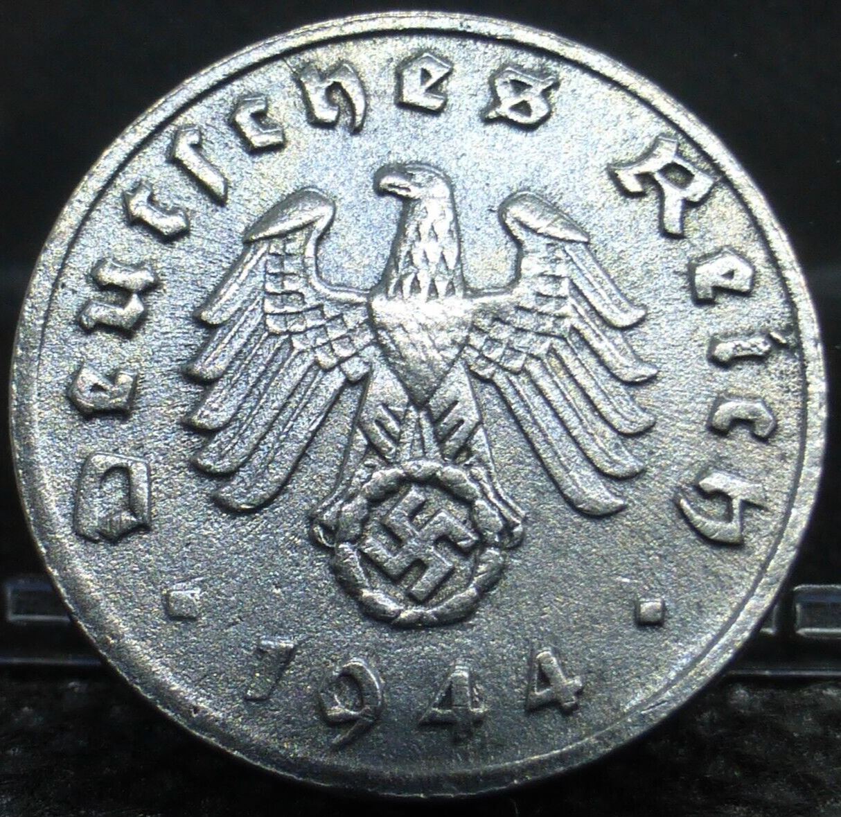 Nazi Germany WW2 Coin - 1 Reichspfennig Genuine Old Third Reich Rare Zinc Issue