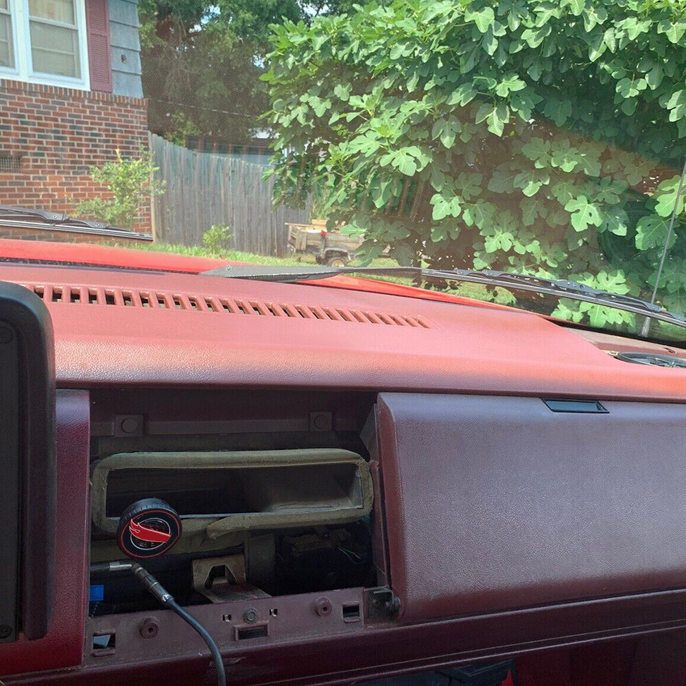 FOR 88-94 1988-1994 CHEVY GMC C1500 K2500 YUKON MOLDED DASH PAD COVER CAP Garnet