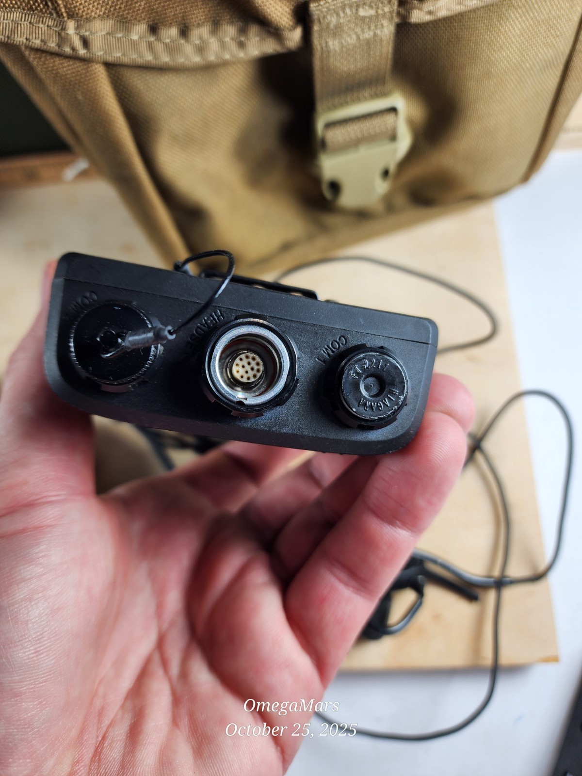 Invisio X50 TEA Dual Comm Digital Bone Conduction In-Ear Headset PTT Kit