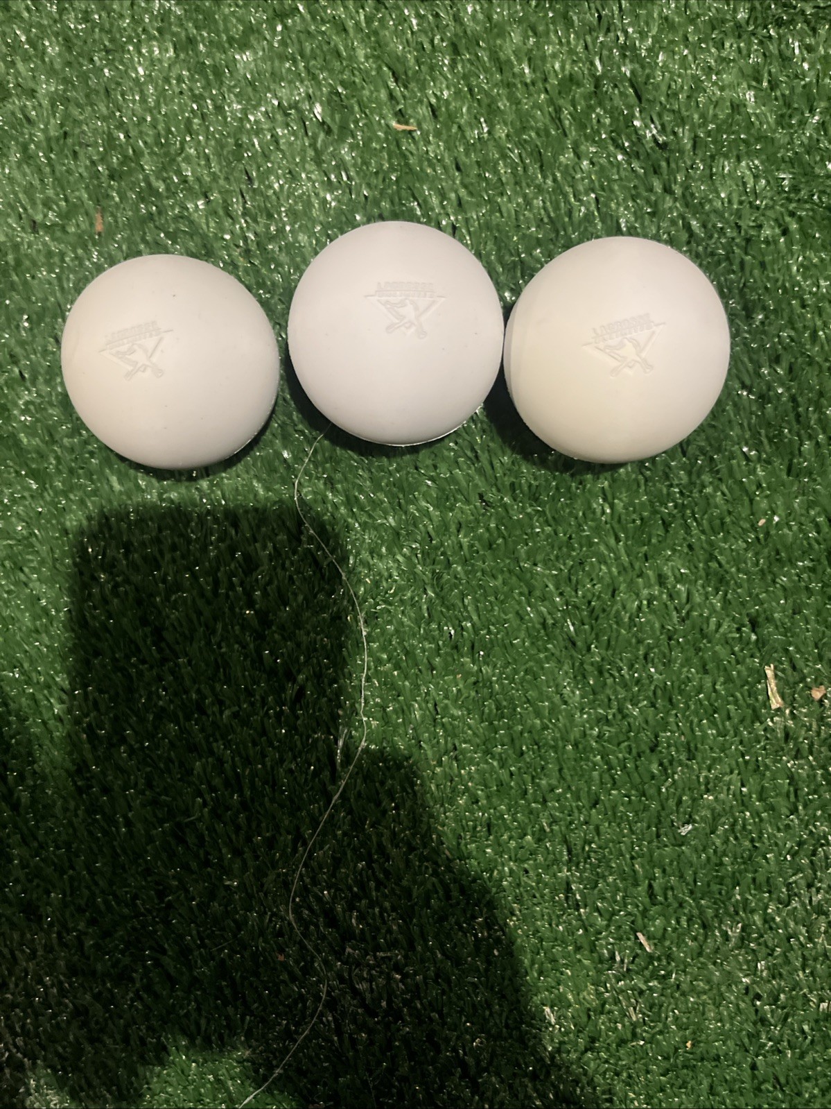 StringKing Mark 2V STRUNG Lacrosse Head Used Twice On A 175 Shaft, 3 New Balls