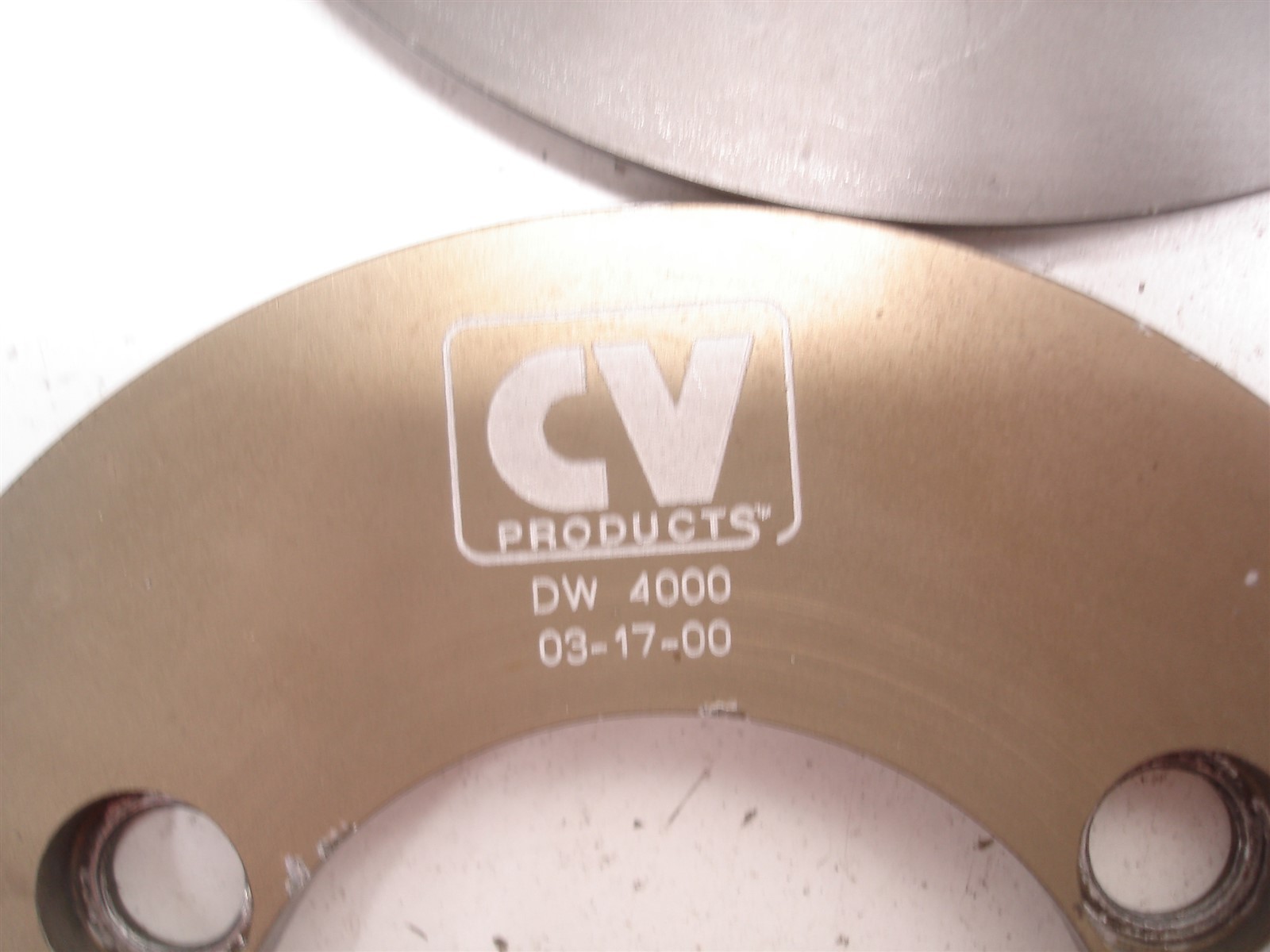 NASCAR CV PRODUCTS BILLET ALUMINUM DUAL V-BELT WATER PUMP PULLEY SET W/ SHEAVES