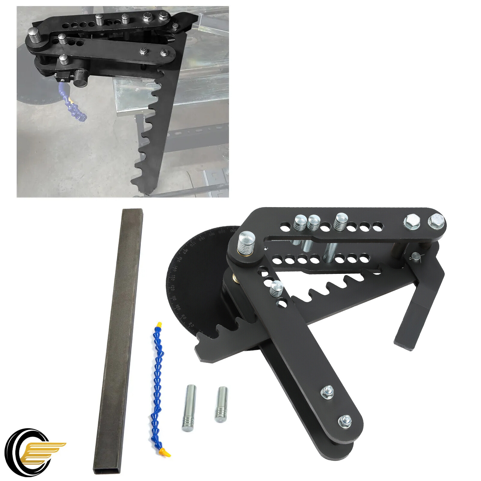 Steel Black Oxide Coating Manual Pipe and Tube Bender Ratcheting style