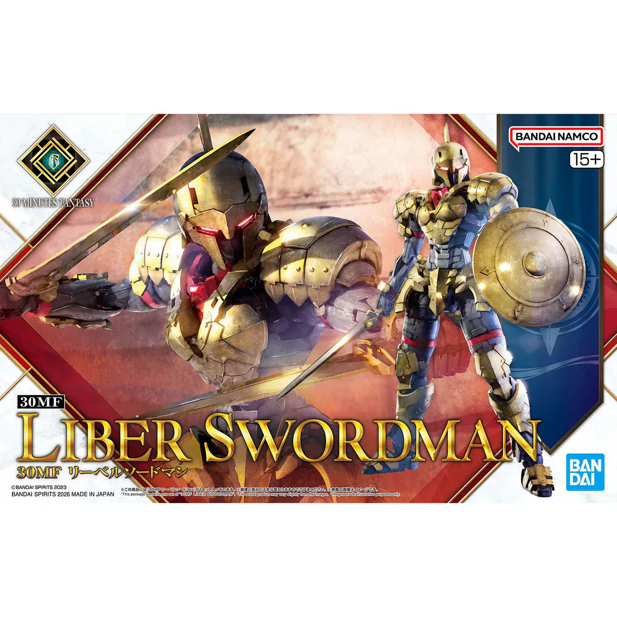 #16 Liber Swordman 30 Minutes Fantasy, Bandai Hobby 30 MF