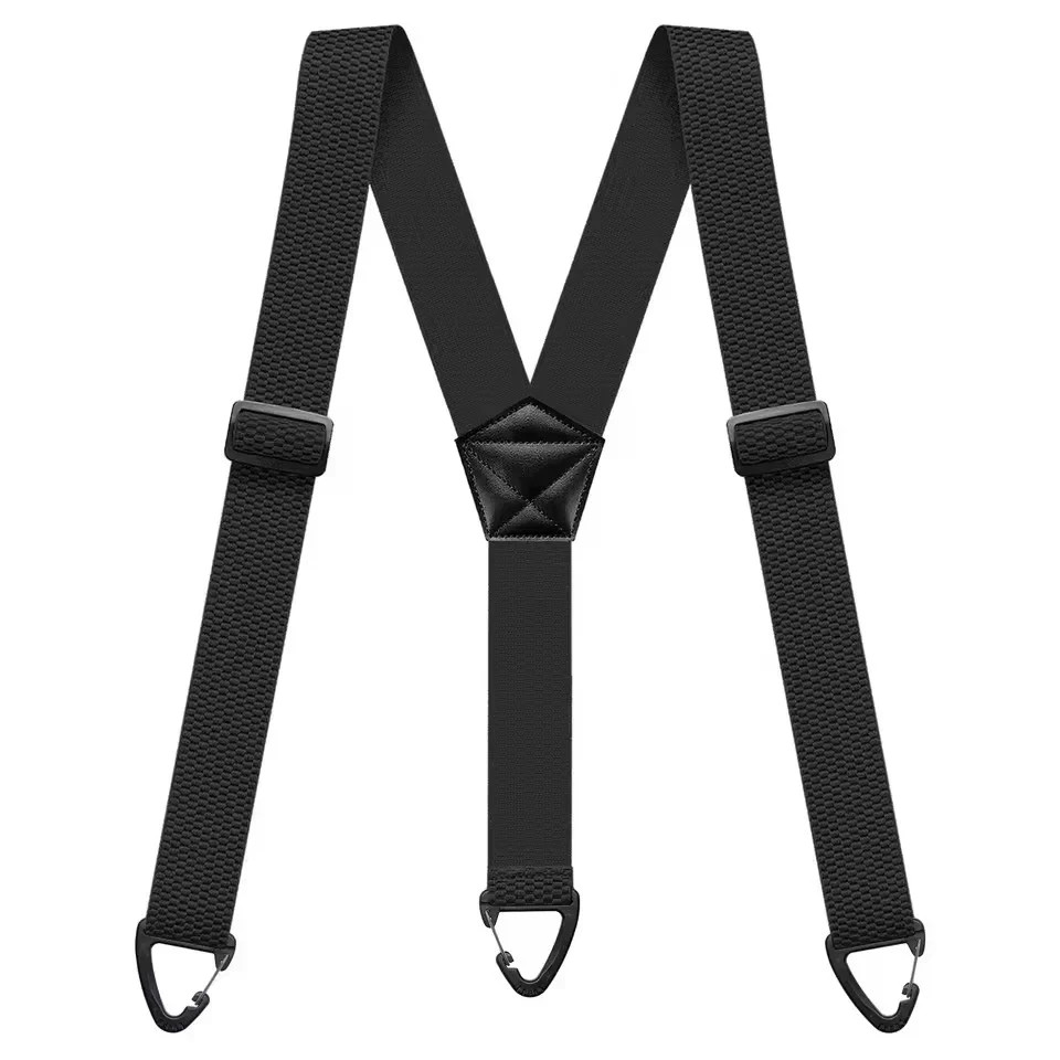 Suspenders for Men Heavy Duty, X Shape Back Hidden Suspender 1.5" Under Clothing