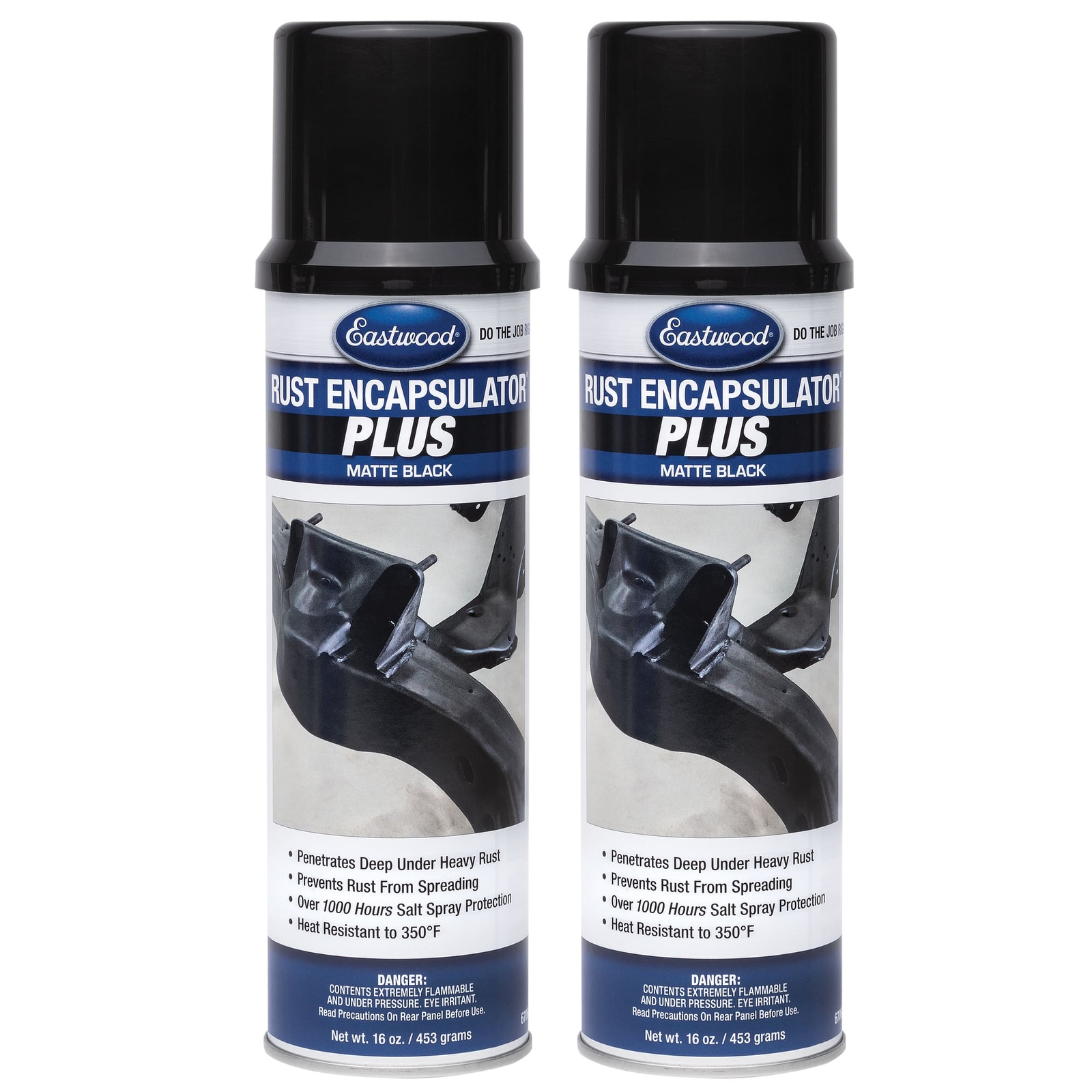 Eastwood Matte Black Rust Encapsulator Plus 16 oz. Aerosol 2 Pack