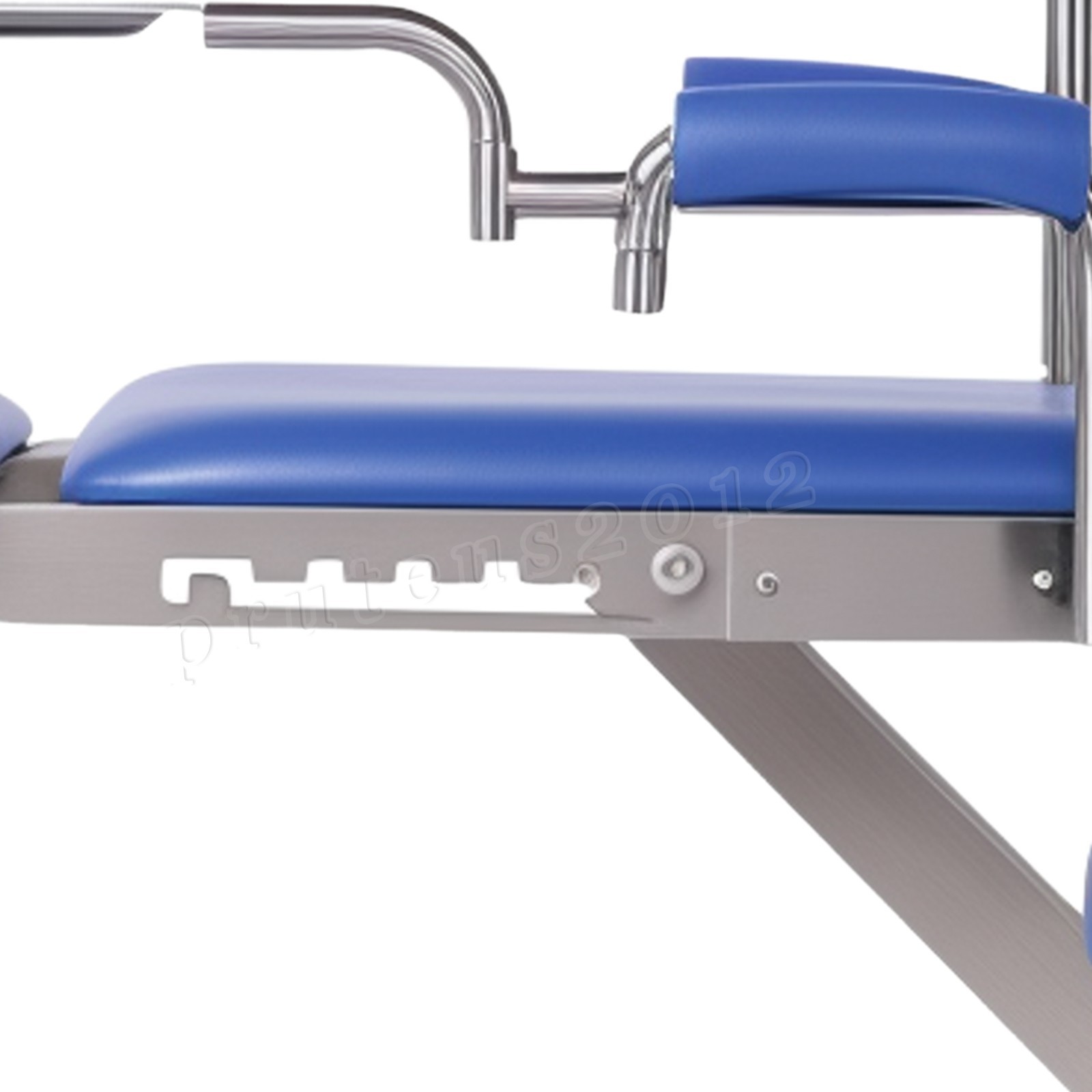 Portable Dental Chair Mobile Simple Folding Chair + Rechargeable LED Light Tray