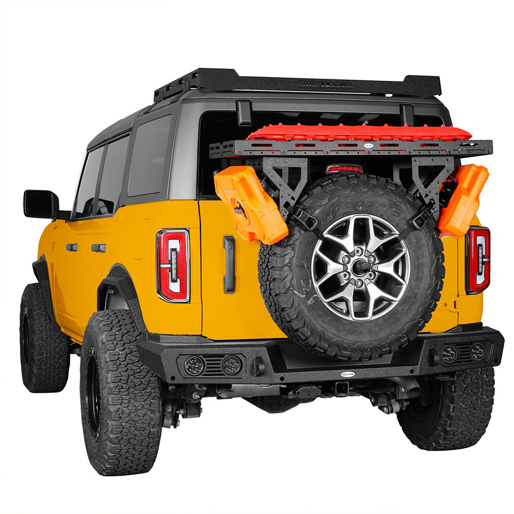 Spare Tire Mount Utility Cargo Basket Storage Carrier Fits for 30" to 40" Tire