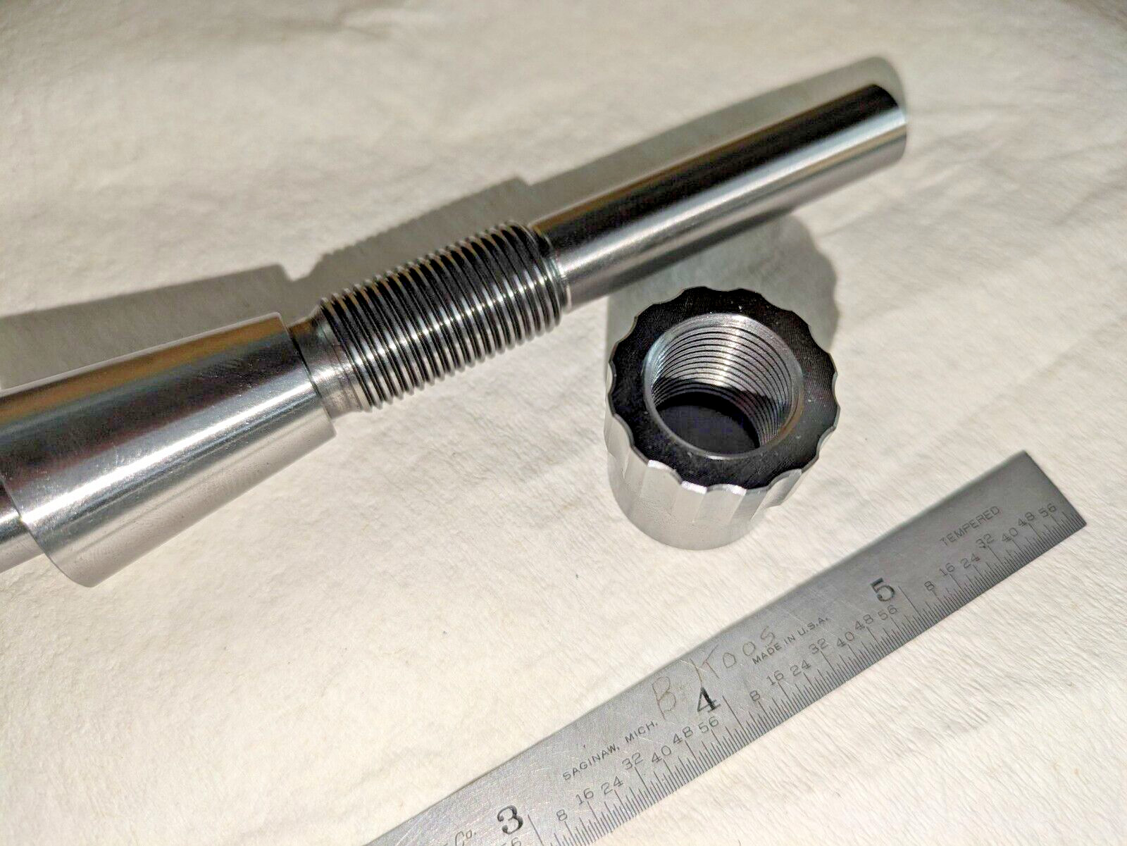 Surface Grinder Balancing Arbor 3 in 12 Taper Similar to Sopko Toolroom Mandrel