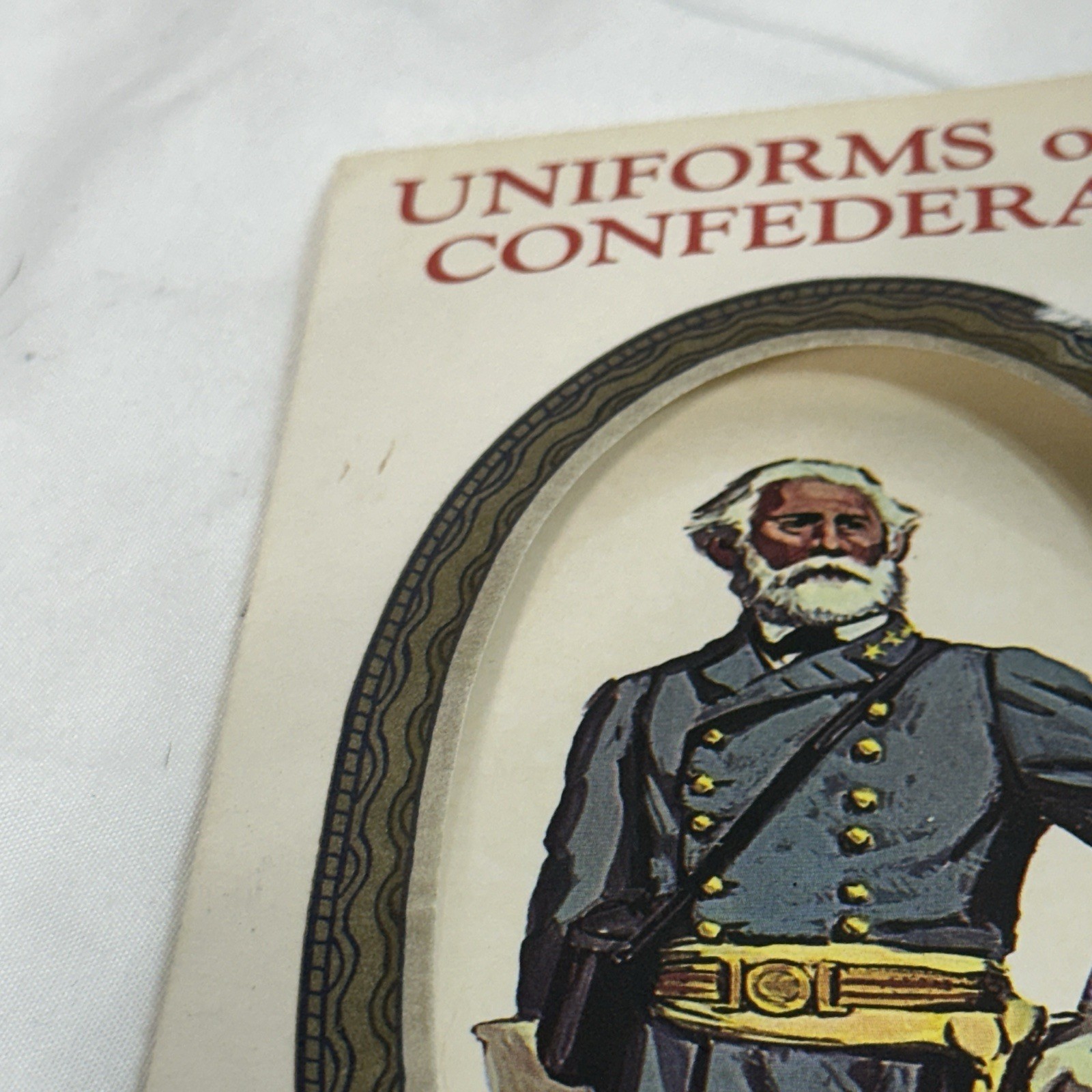 American Civil War Uniforms Of The Confederacy Set Of 6 Art Cards In Folder