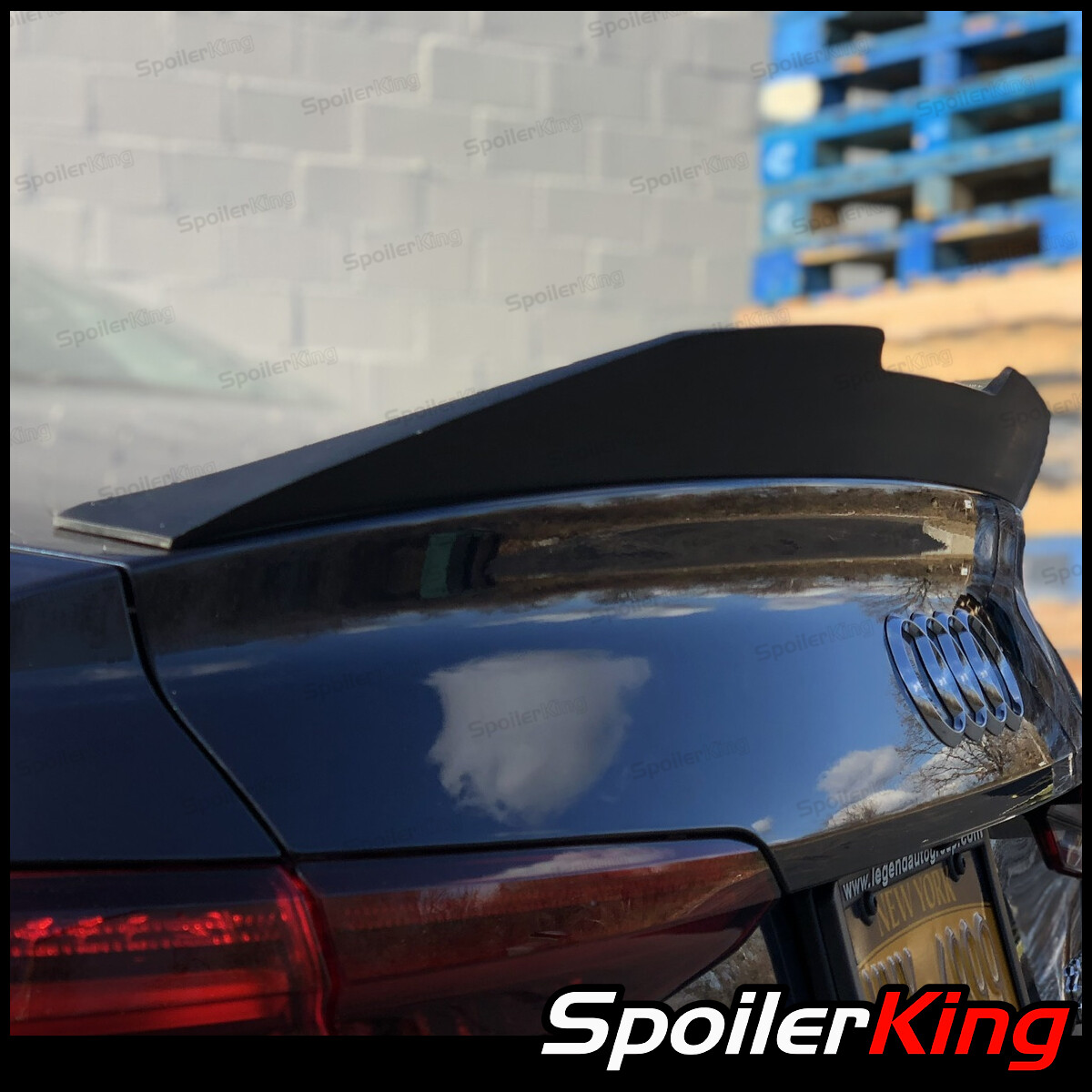 SpoilerKing 380VC Universal 30"- 55" Custom Rear Polyurethane Trunk Spoiler Wing