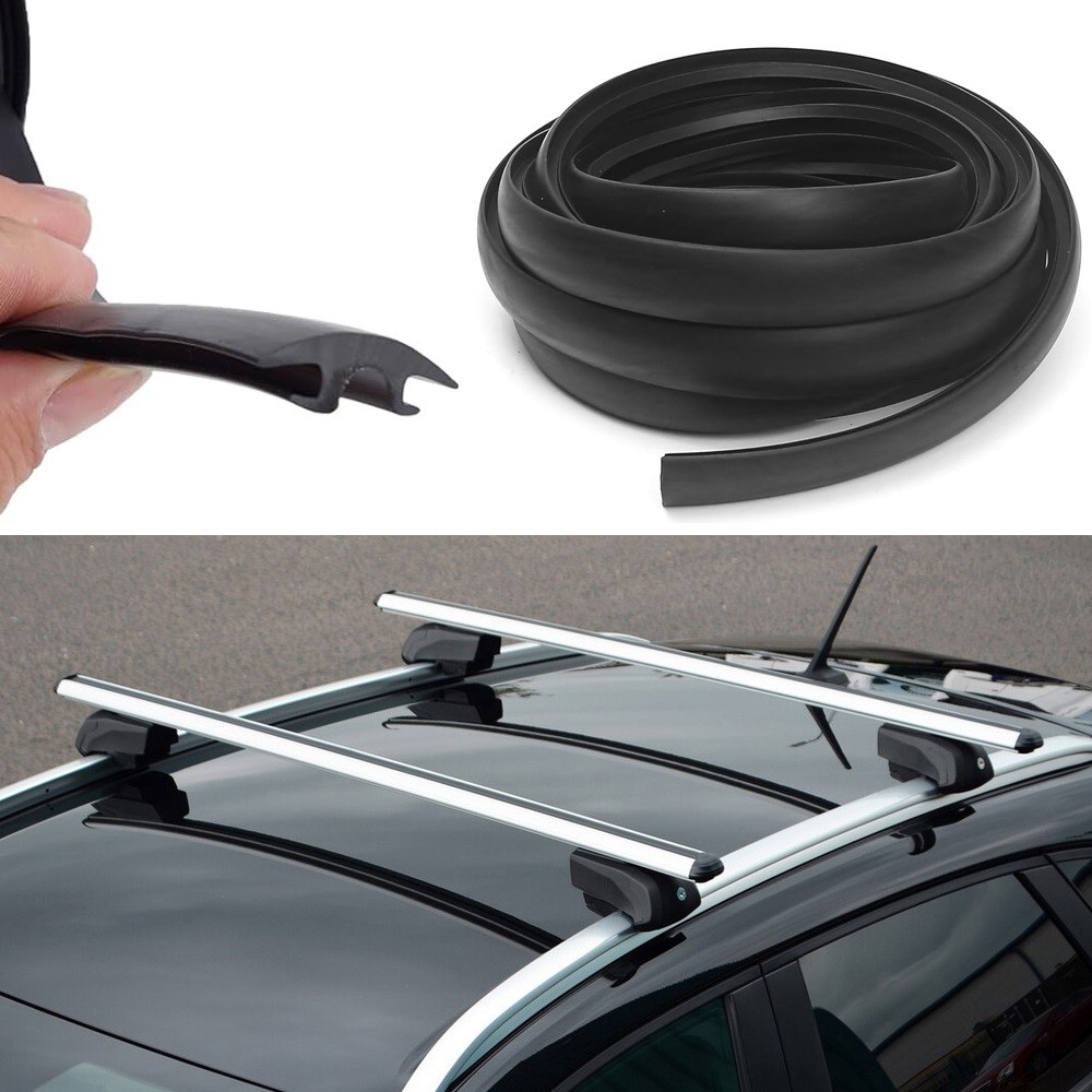 10Ft Rubber Strip for THULE WingBar Aeroblade VW Volvo Car Roof Rack Crossbar