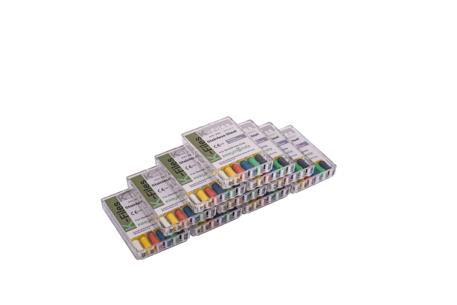 60pc Dental Endo Root Canal File K-files 25mm Stainless Steel #6#8#10 Hand Files