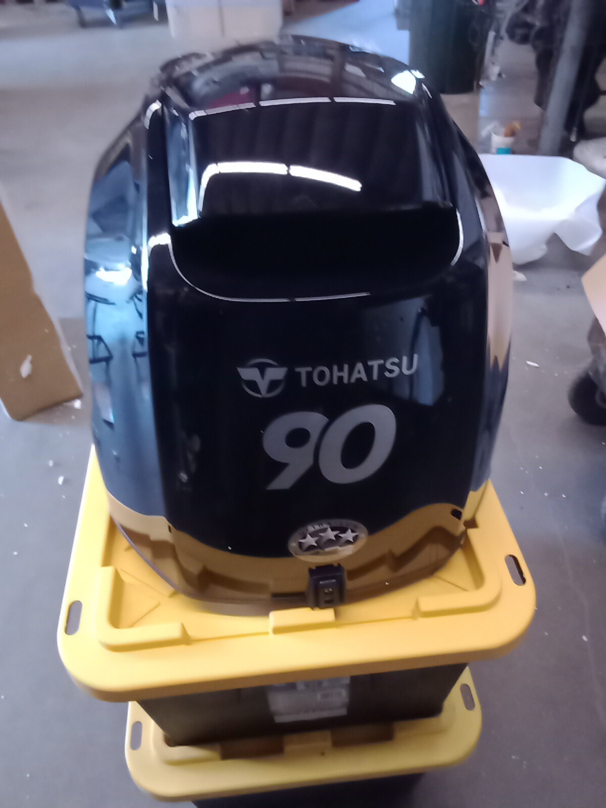 HZZ0-63100-M30ZA TOHATSU 90HP 4-STROKE ENGINE COWLING/HOOD.