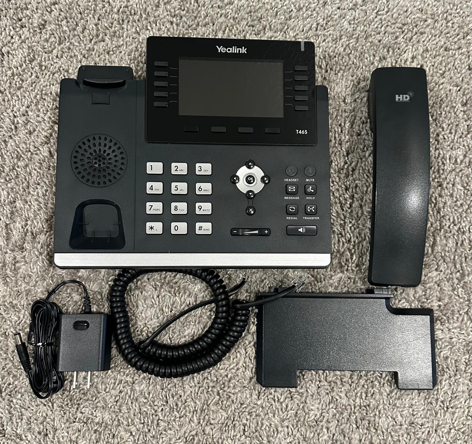 Yealink SIP-T46S IP Phone - Black