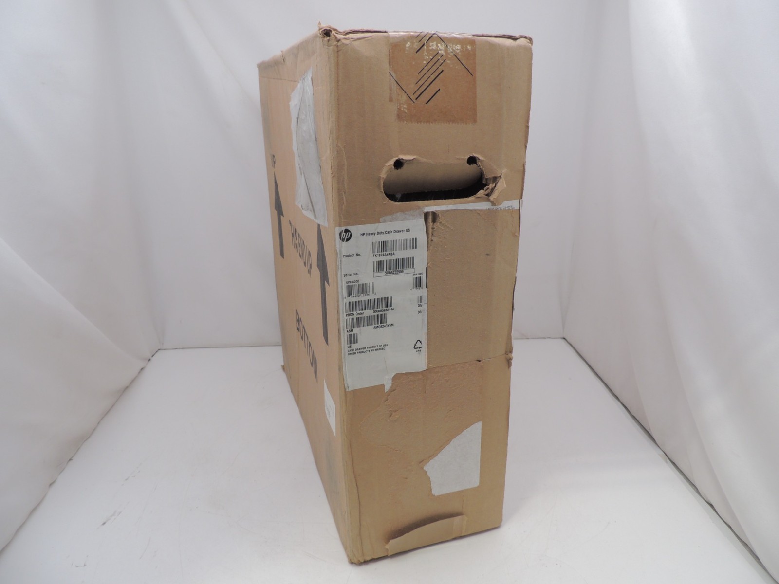 New HP Heavy Duty Cash Drawer Model T400-2-BL1616 Complete w/ Key