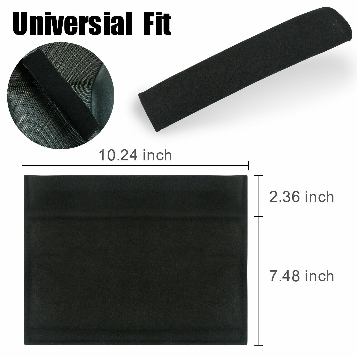 4 Pcs Universal Soft Seat Belt Set Cover Shoulder Pad Strap Protector Car Truck