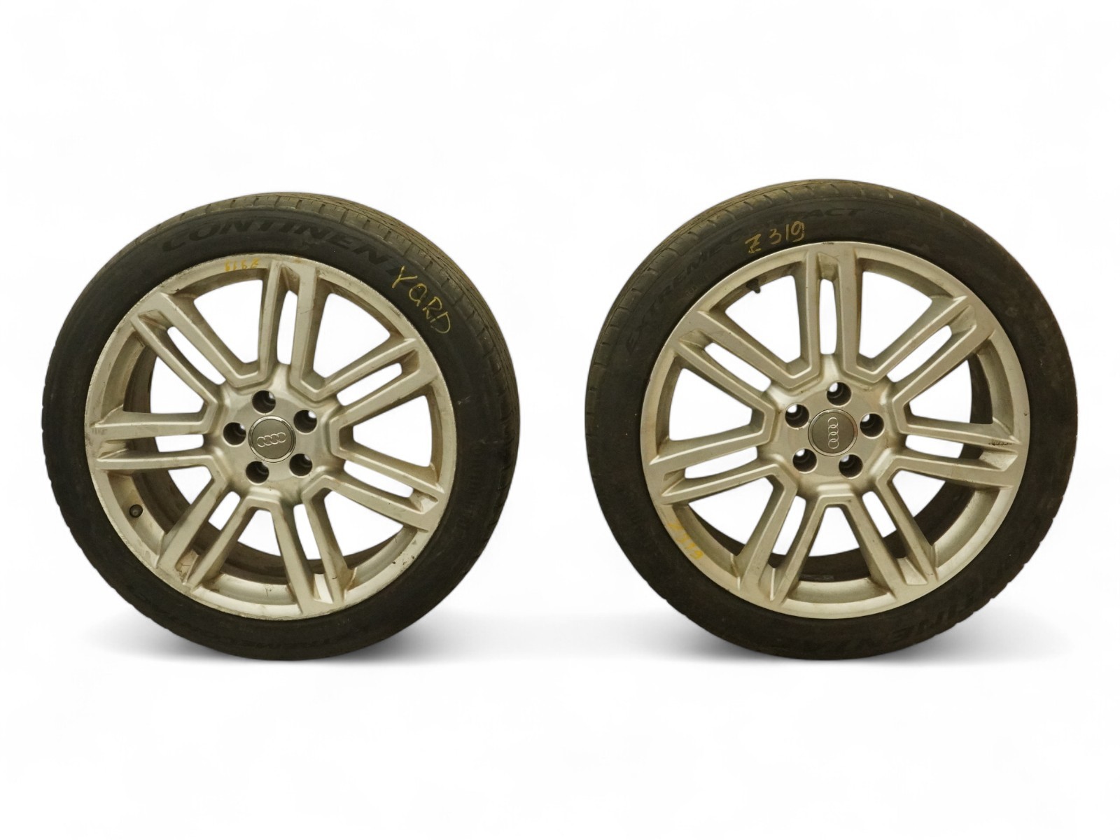 14-18 Audi Rs7 4G Wheel Rim 20X8J Et35 5-112Mm W Tire Set Of 2 4G0601025Ap OEM