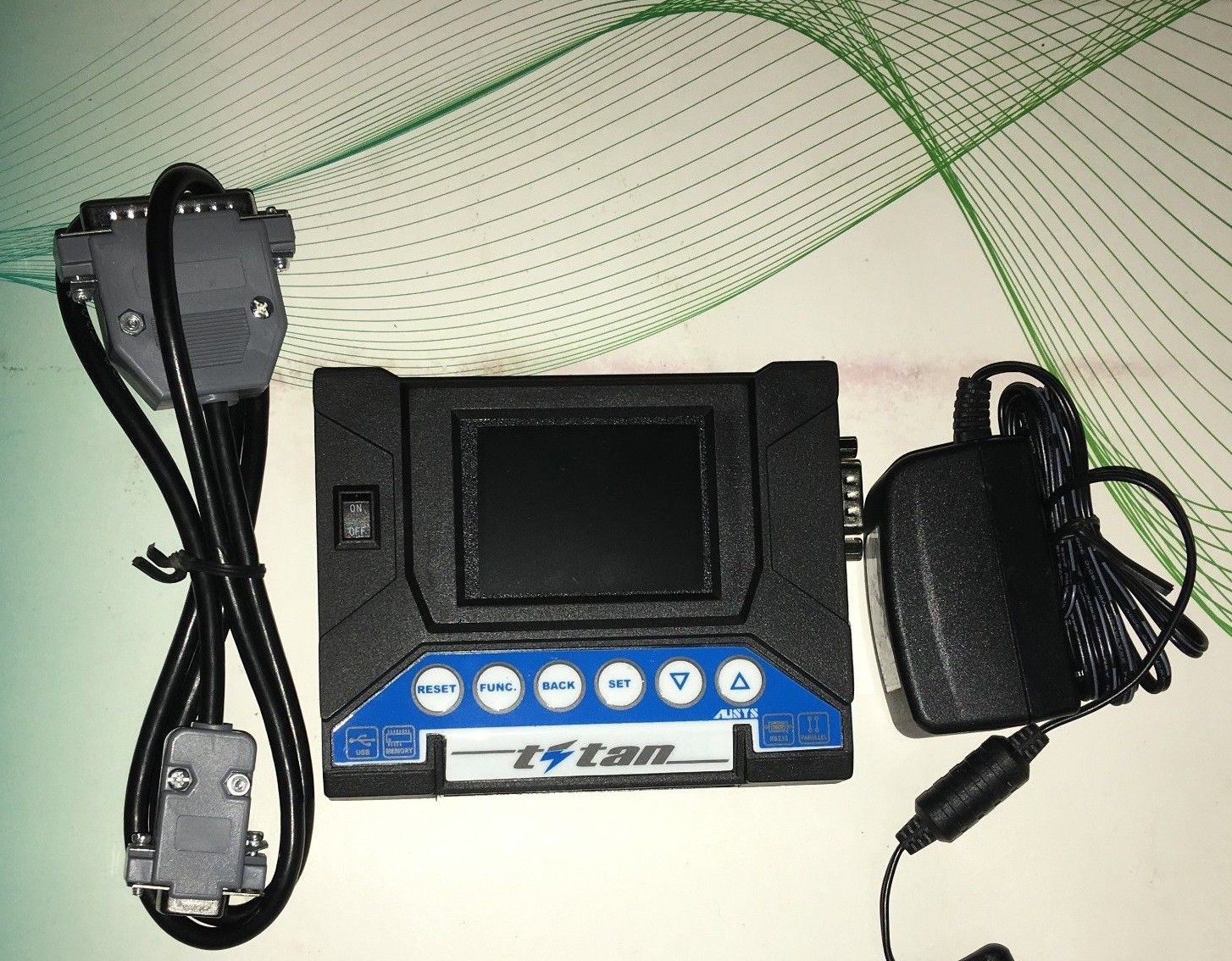 TITAN DNC. transport DNC (TAPE MODE) for the machine CNC. DNC USB READER RS232