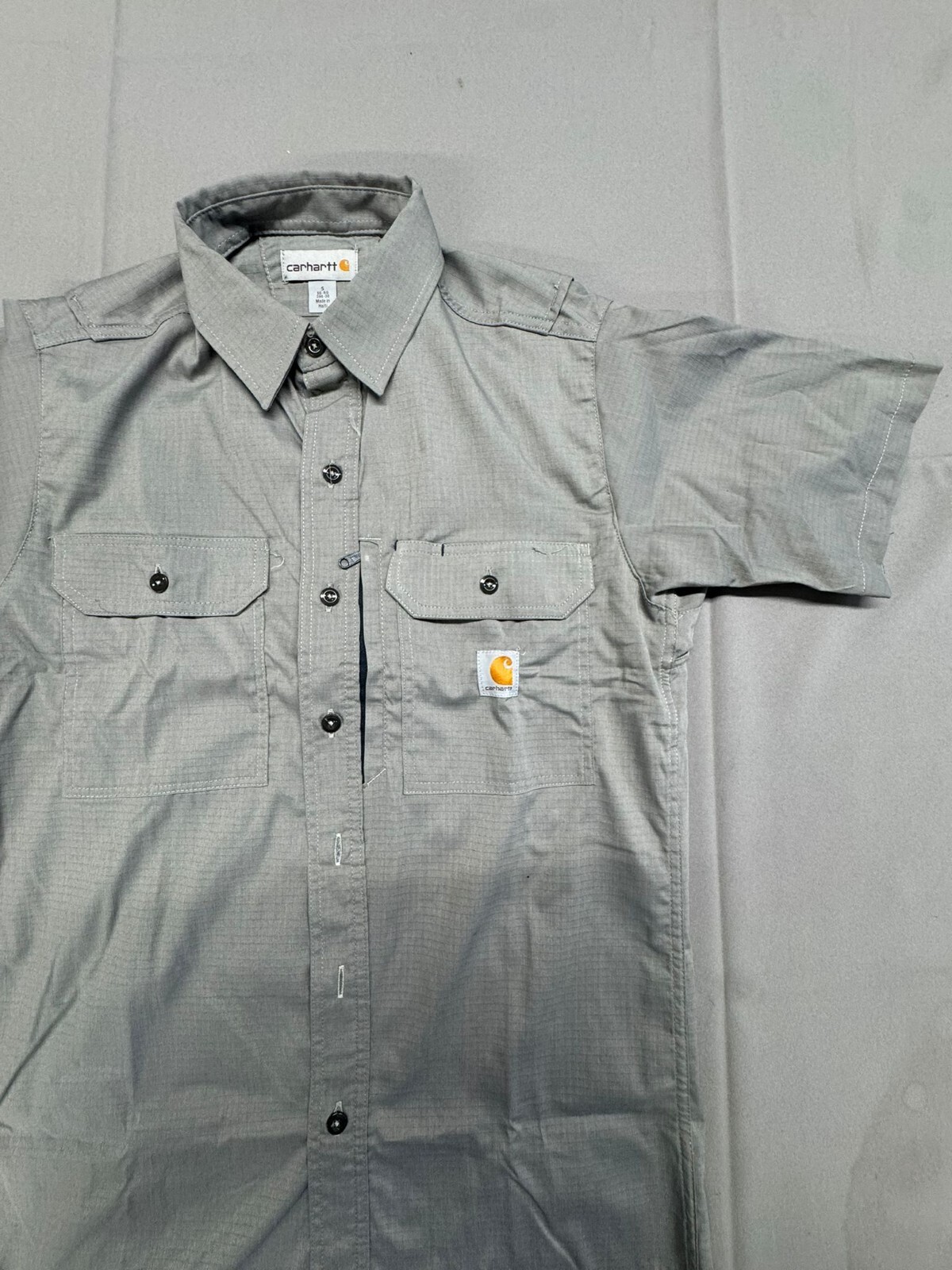 Carhartt Men's Short-Sleeve Button-Down Work Shirt New