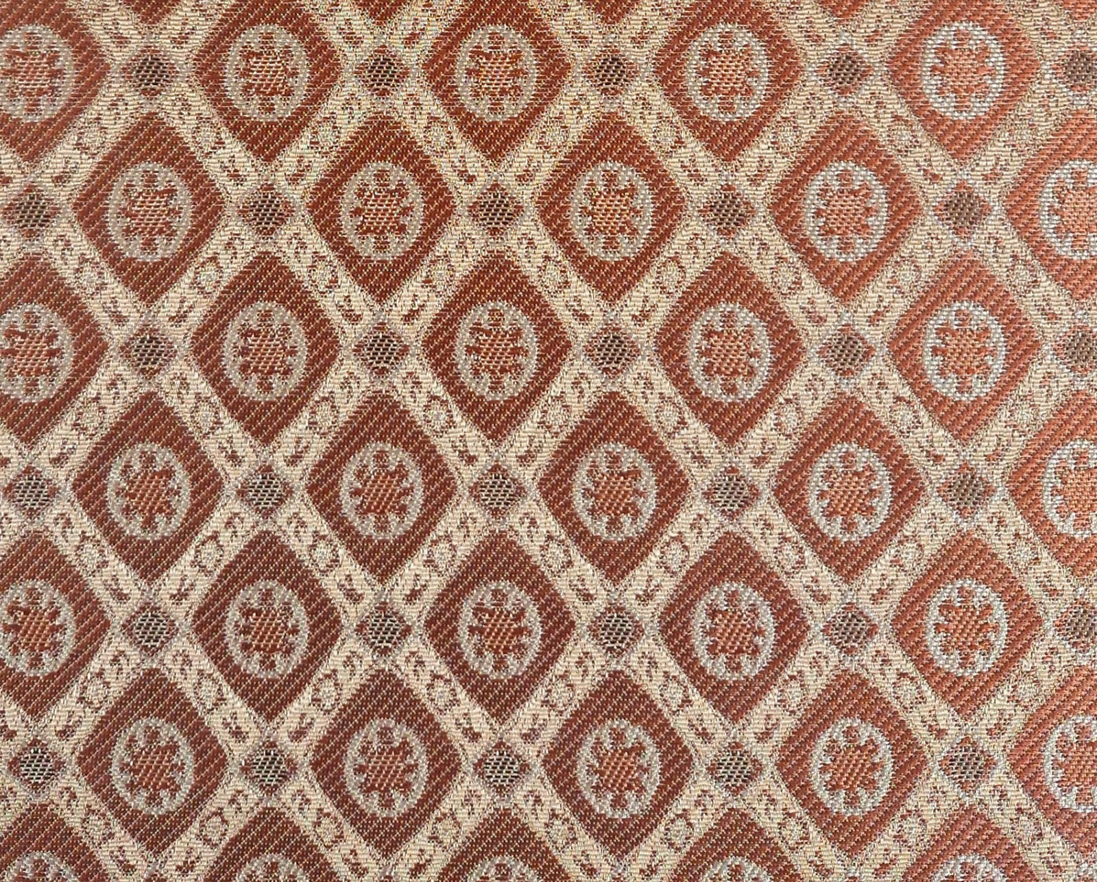 Vintage Copper & Gold Fabric for Speaker Grill Cloth - Old Radio & Amp Grille