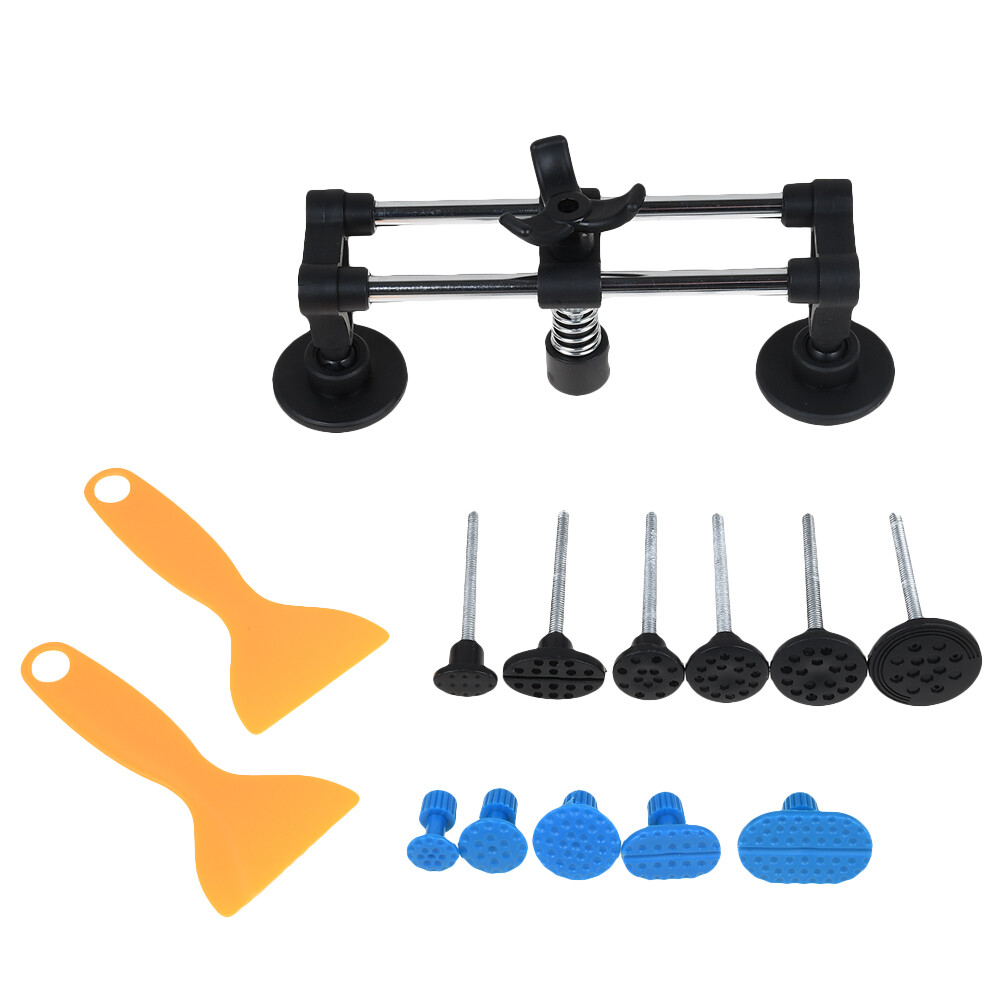 Car Paintless Dent Puller Bridge Tool Lifter Auto Body Repair Hail Removal Kit~
