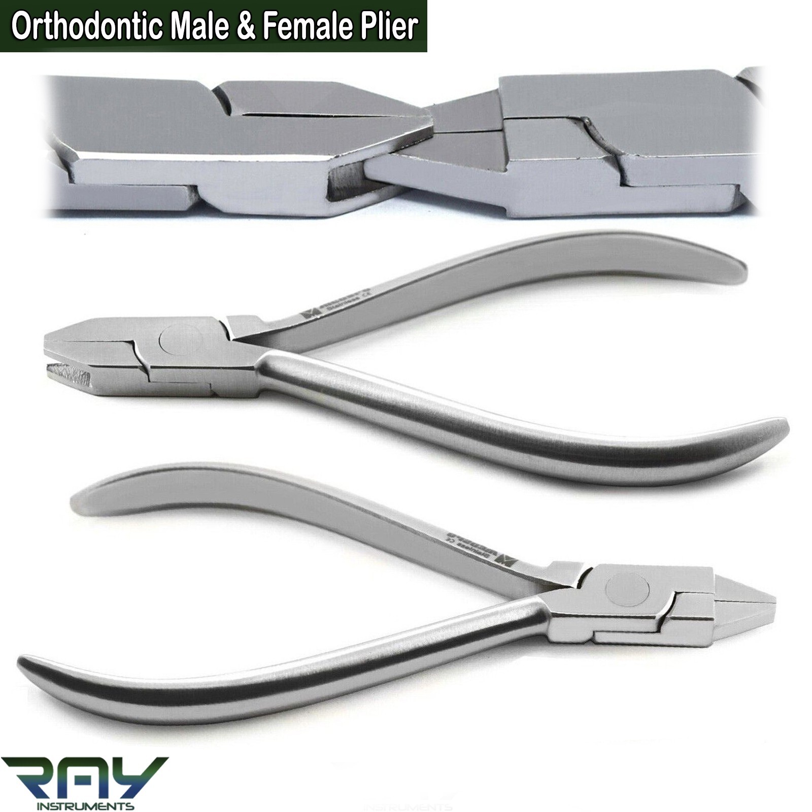 Orthodontic Male & Female Torquing Pliers Dental Torque Bending Arch Wire Plier