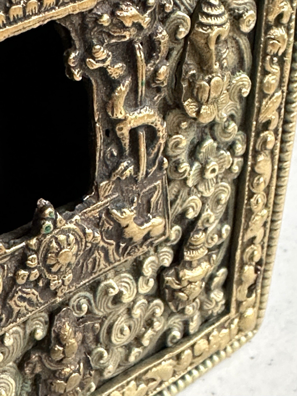 Beautiful Antique Tibetan Buddhist Traveling Shrine