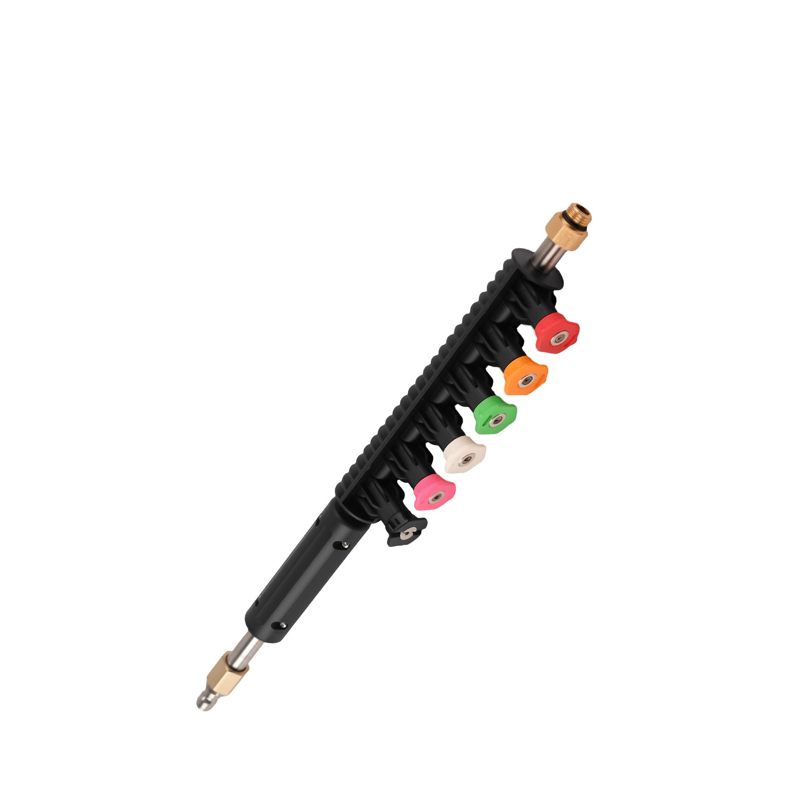 High Pressure Washer Extension Wand Power Washer Lance 4000PSI W/ 6 Nozzle Tips