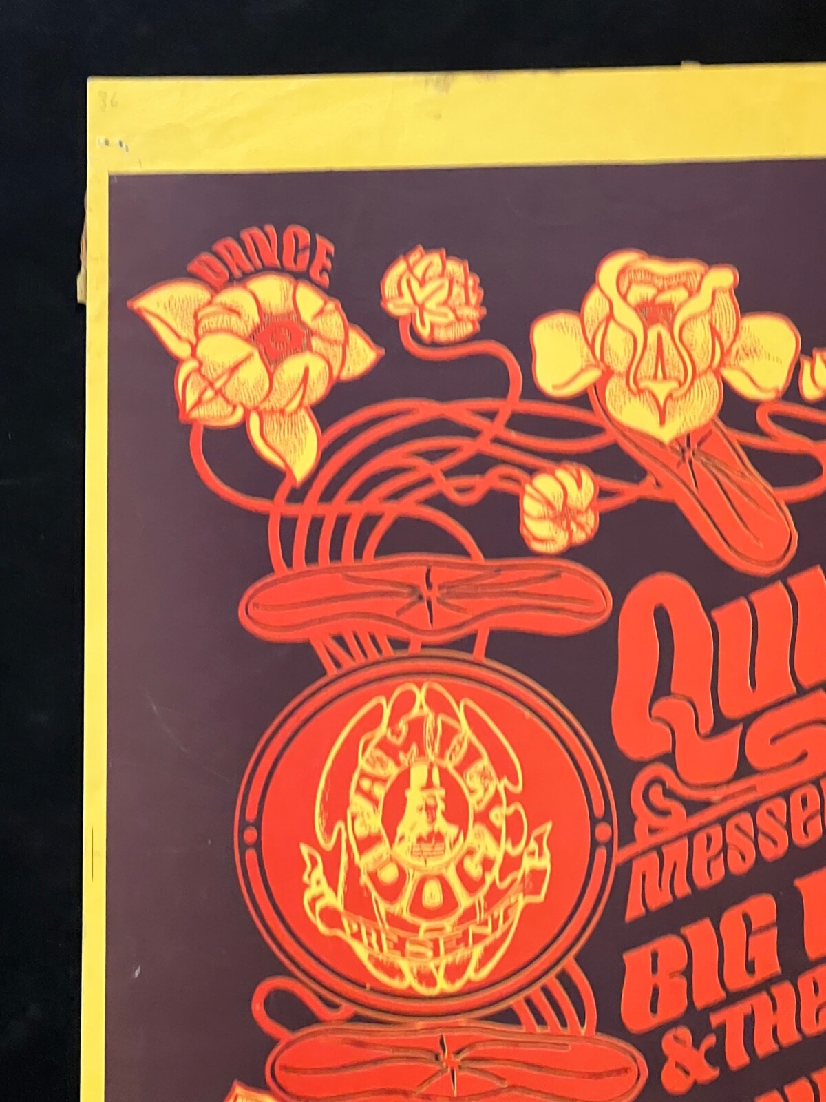 FD 36-3 Janis Joplin Thanksgiving Weekend 1966 Original Concert Poster Avalon