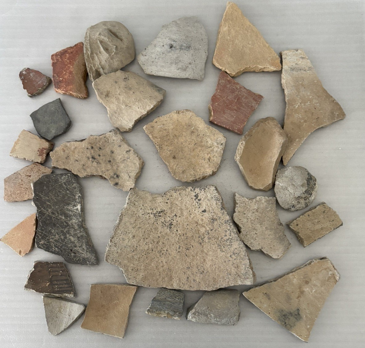 Ancient Anasazi Native American Pottery Shards 1” - 4” Arizona L6-E FREE SHIP