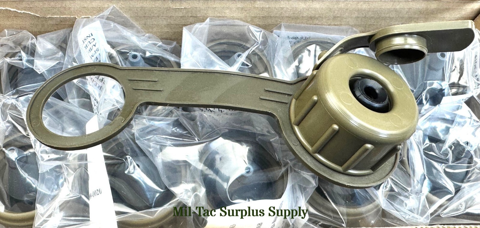 NEW Military M1 NBC CANTEEN DRINKING CAPS - OLIVE DRAB - FACTORY SEALED