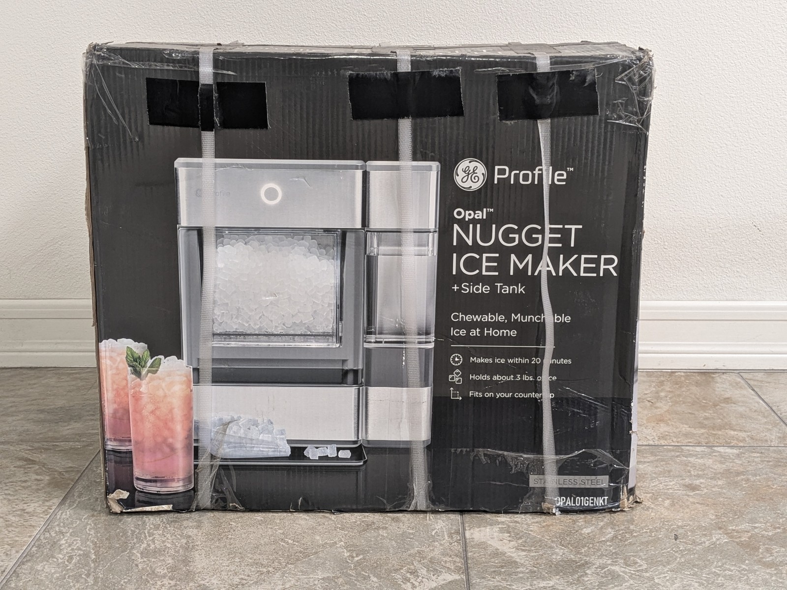 GE Profile Opal Nugget Ice Maker with side tank